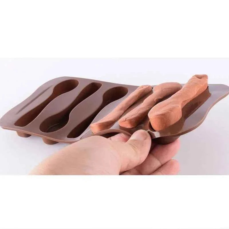 1 Pcs Mold Silicone Baking Cake Decorating Cake Chocolate Mold DIY Six Spoons Mould Bakery Accessories Kitchen tools