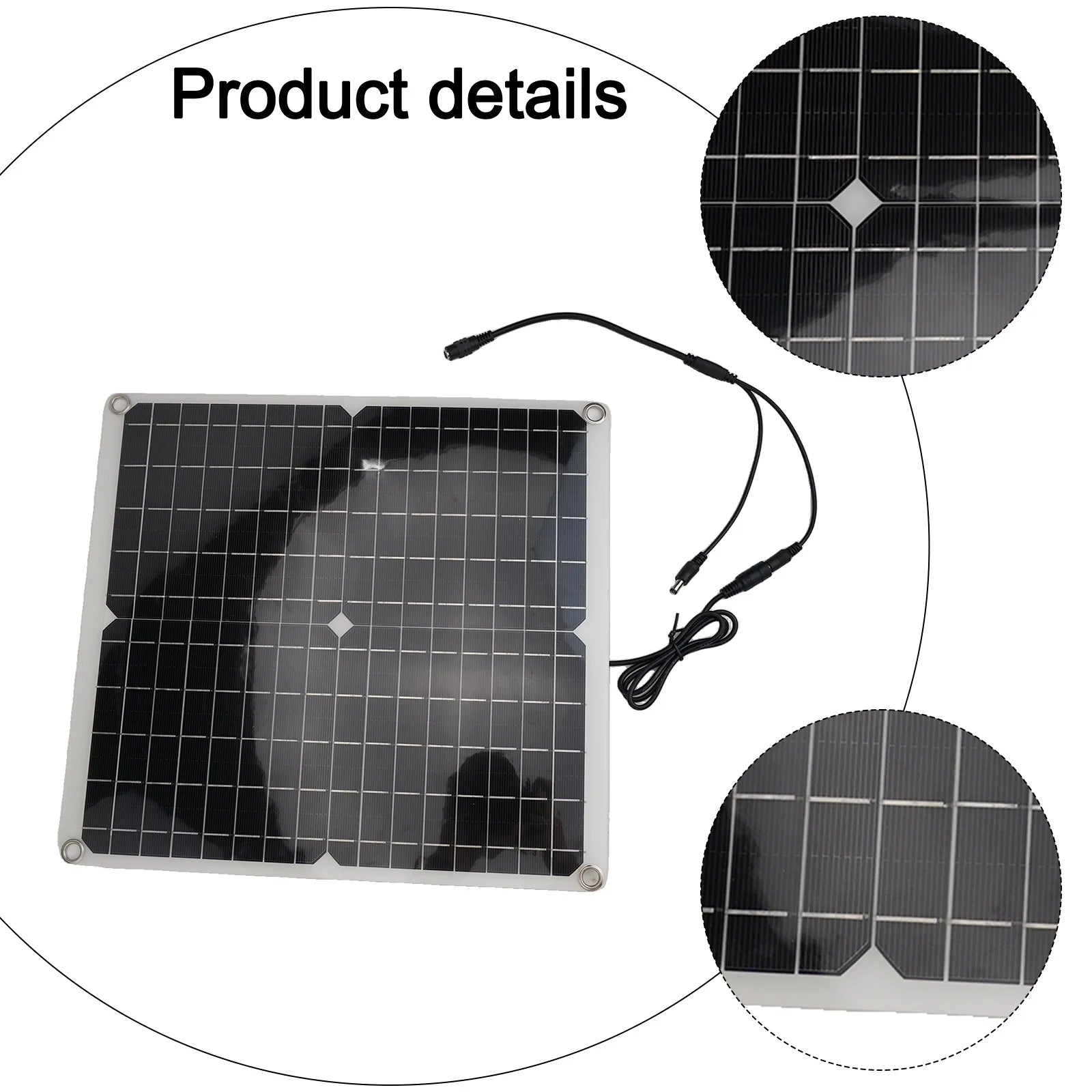 Cooling W Solar Panel Fan Outdoor Solar Exhaust Fan RV W Solar Panel Durability Greenhouses Exterior Laminated Chicken Coops