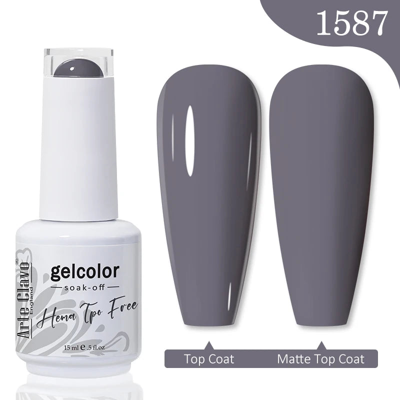 Arte Clavo TPO HEMA FREE Top Quality Discount Price 131 Colors Nail Gel Polish New Formula Nail Gel 15ml Bottle UV Gel Varnish