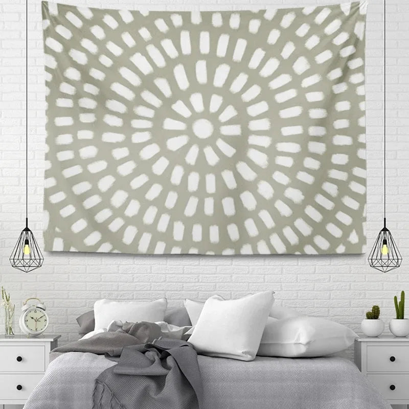 Aesthetic Home Room Decor Bohemian Hanging Large Fabric Autumn Simple Bedroom Carpet Nordic Bohemian Home Decor Tapestry