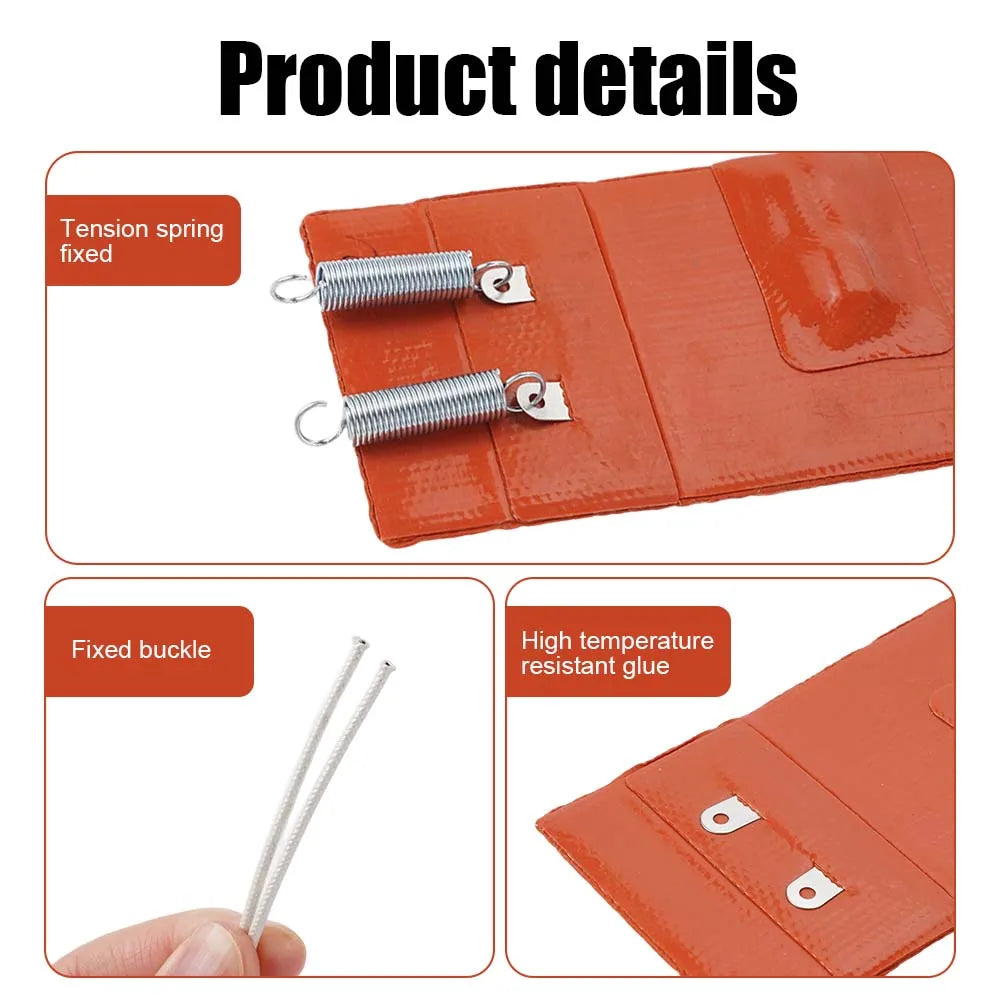 12V Universal Fuel Heating Pad Heater Mat Auto Filter Voor Air Diesel Auto Heater  Auto Accessoires Anti-Freeze Heating