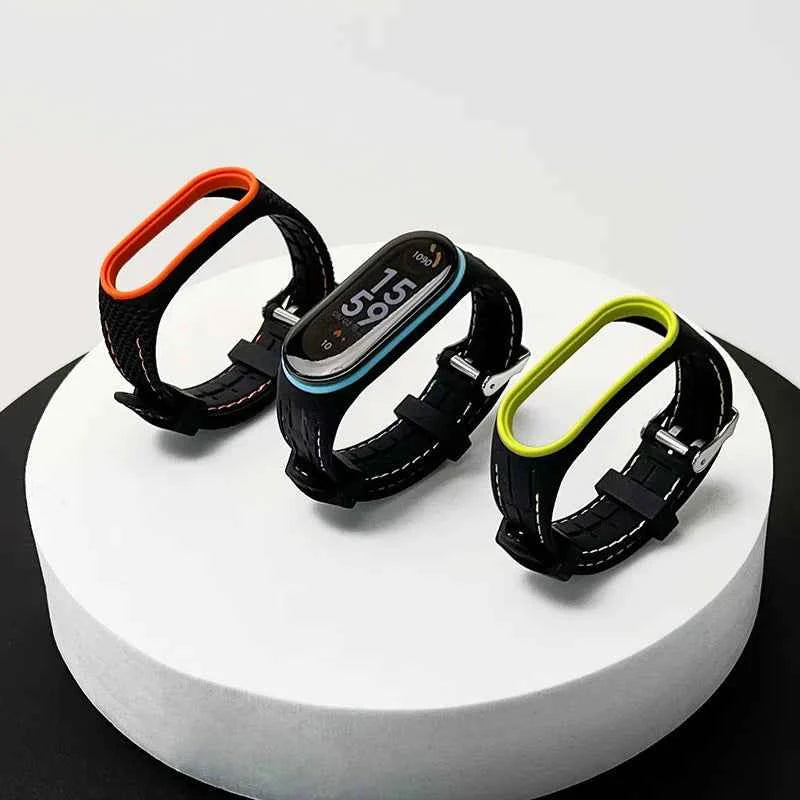 Strap for Mi Band 7 6 5 4 3 Watchband Sport Silicone Smartwatch Bracelet for Xiaomi Mi Band 6 4 7 5 Strap Accessories Wristband