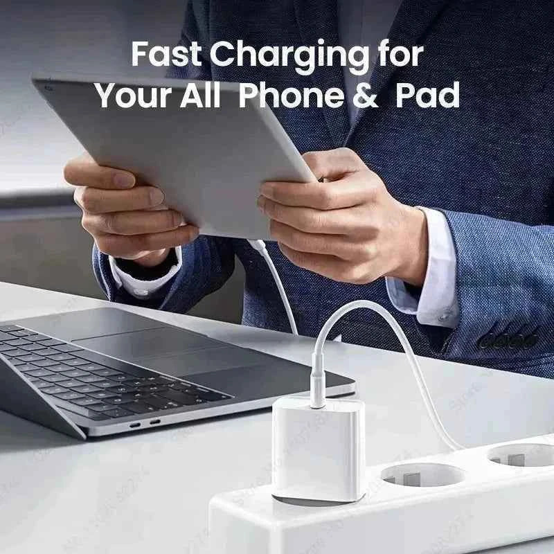 For Apple 30W Charger USB Type C Fast Charger For iPhone 13 15 17 14 12 11 16 Pro Max Plus PD Charger Charging Cable Accessories