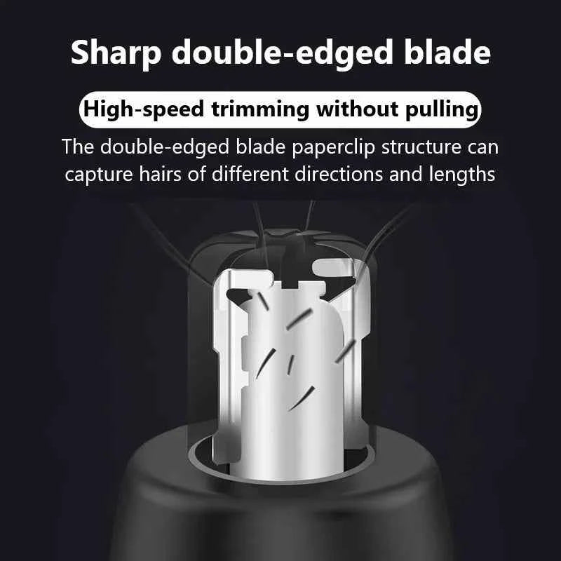 Kemei Nose Hair Trimmer Nasal Wool Implement Nose Hair Cut Washed Trimmer Clipper And Hair Razor Epilator Remover Nose Hair