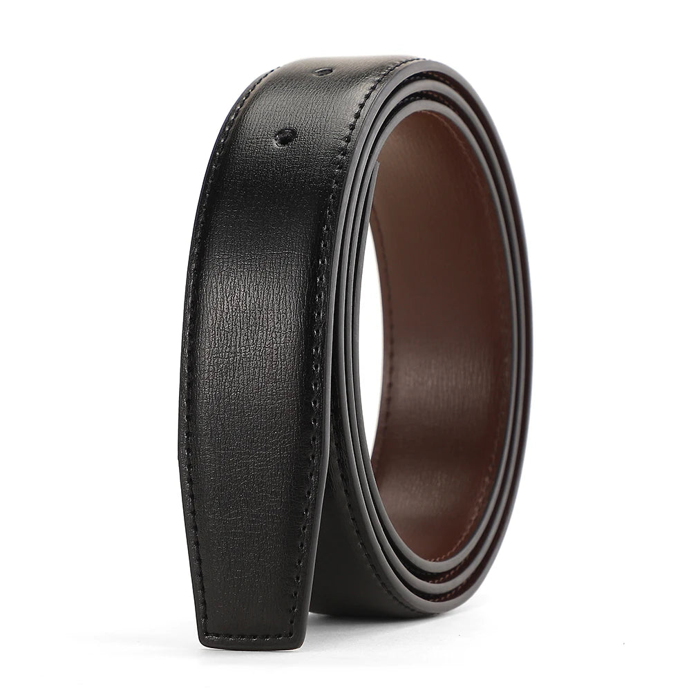 Reversible Pin Buckle Men's Belts Real Leather Male Belt for Man High Quality Designer Fashion Jeans Waist Strap Luxury Business