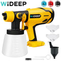 1500W Electric Cordless Spray Gun HVLP Paint Sprayer For Dewalt 20V MAX Battery Furniture Coating Airbrush