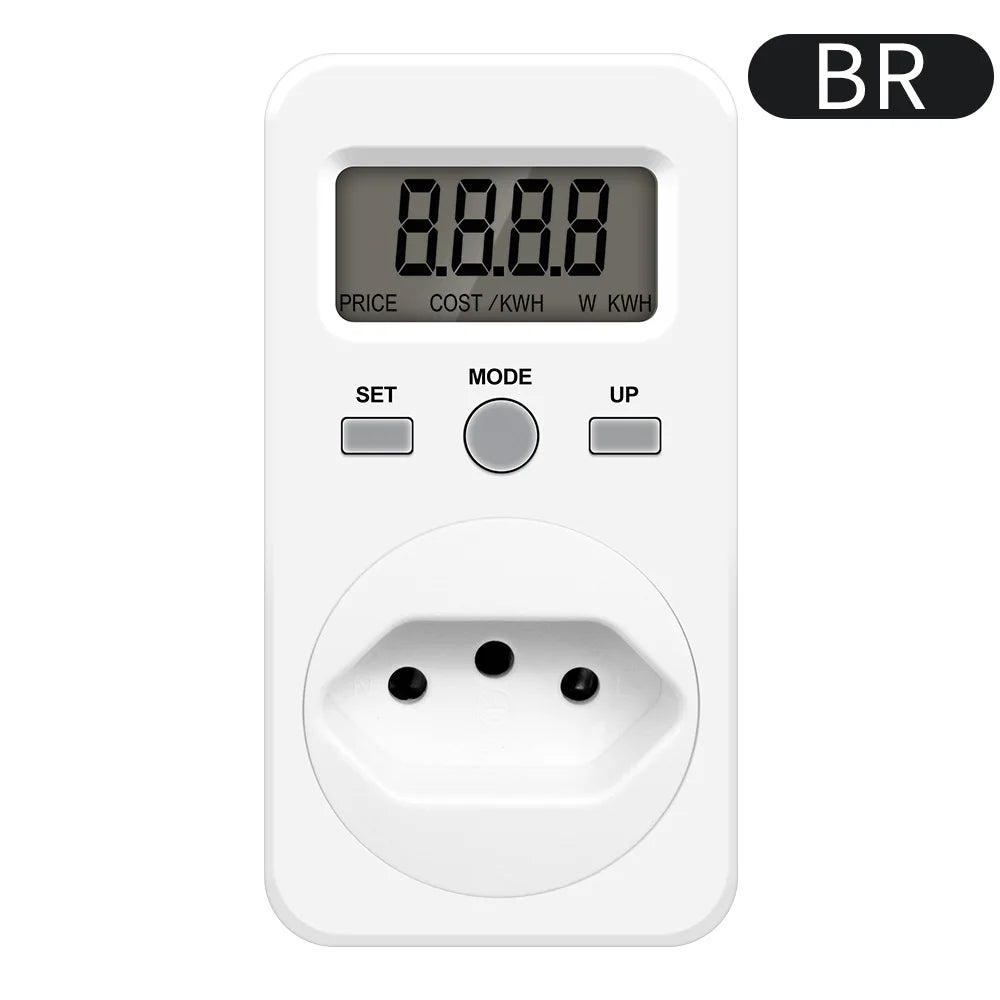 Digital Wattmeter 220V 110V AC Power Meter Electricy consumption Energy Meter EU Plug Power Kilowatt Wattage Electricity Meter