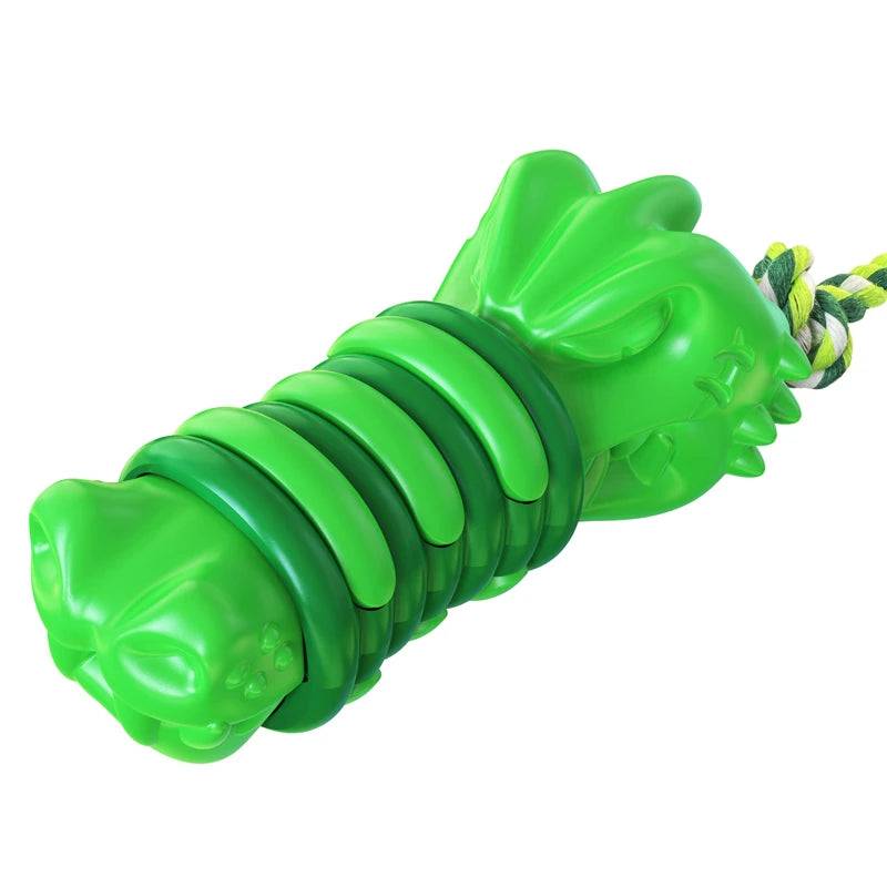 Large Breed Dog Toys for Aggressive Chewers - Almost Indestructible Interactive Squeaky Giggle Chew Toy Long Lasting Tough Pet P