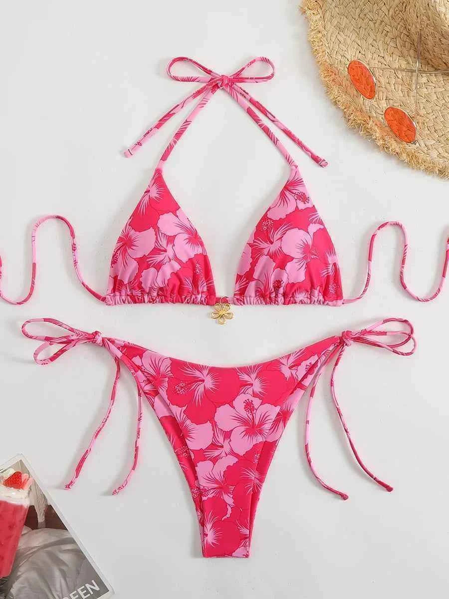 Sexy Micro Bikini Women's Swimsuit 2026 Trend Female Swimwear Two-piece Thong Bikinis Sets Beach Wear Swimming for Bathing Suit