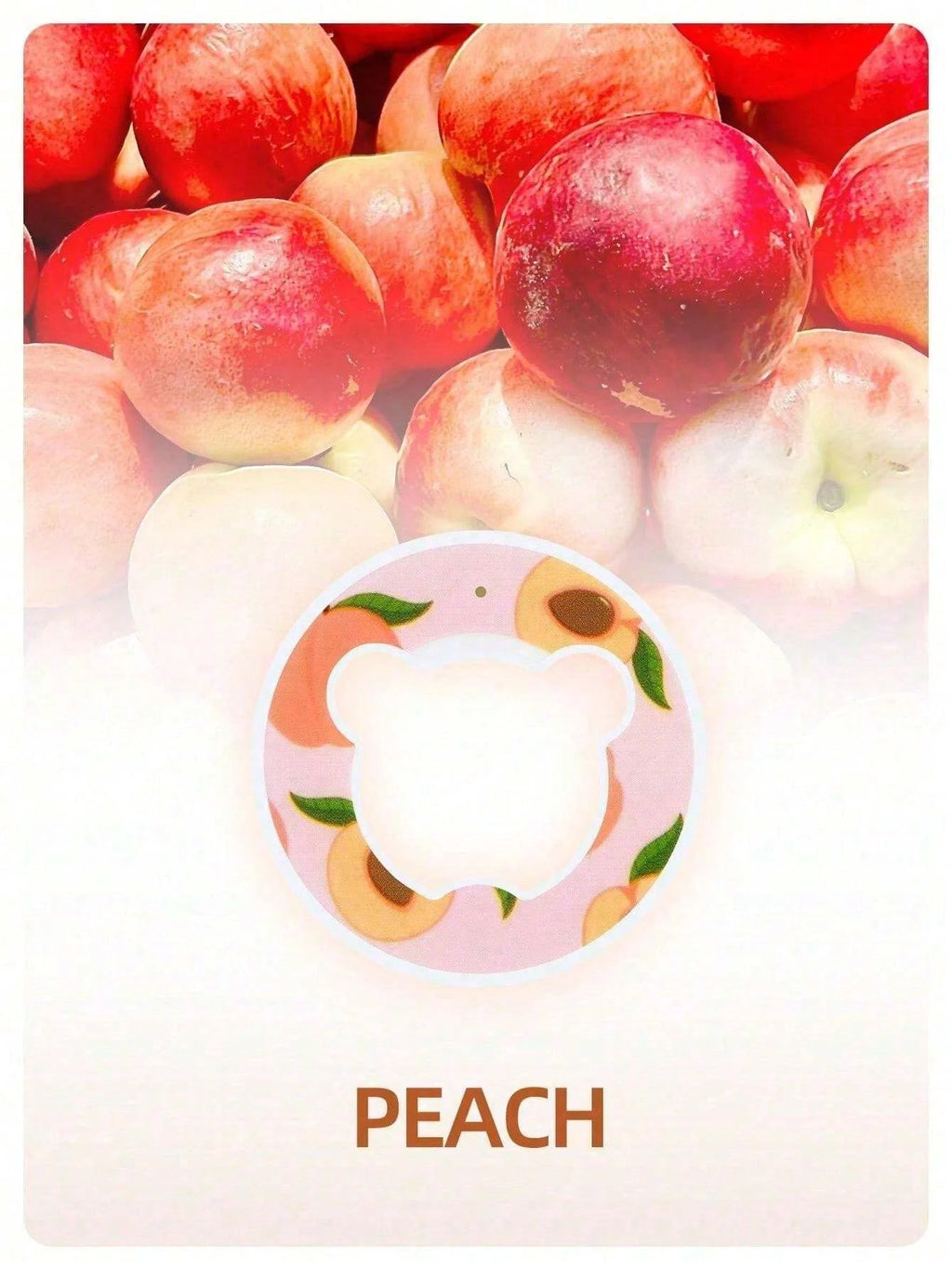 1pc Multi Flavour Fruit Flavour Rings For Water Cups, Little Bear Shape Flavour Rings For Water Cups Flavour Rings Drinking Tool