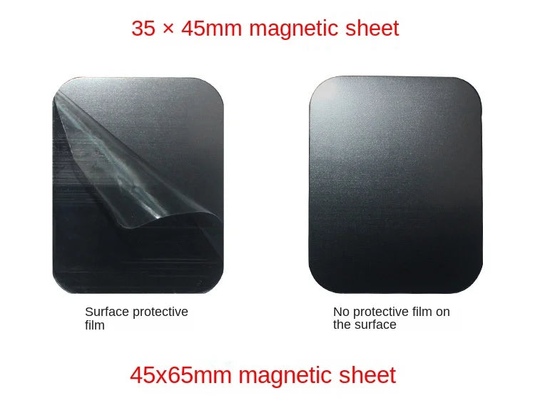Magnetic Metal Plate For Car Phone Holder Universal Iron Sheet Disk Sticker Mount Mobile Phone Magnet Stand For IPhone