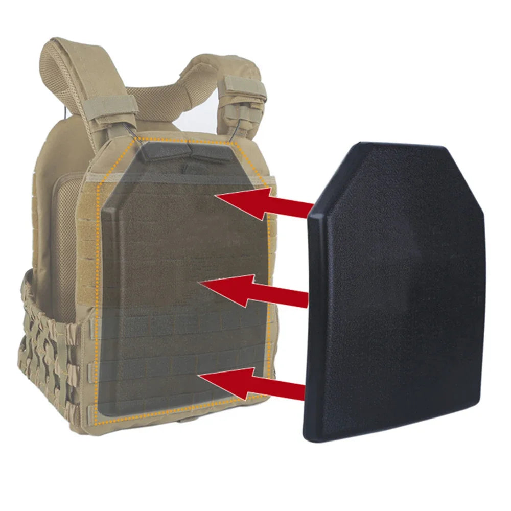 1Pair Dummy Plate Thick EVA Baffle Plates for Tactical Vest Carrier Body Armor Protect Insert Plate Foam Airsoft CS Dummy Plates