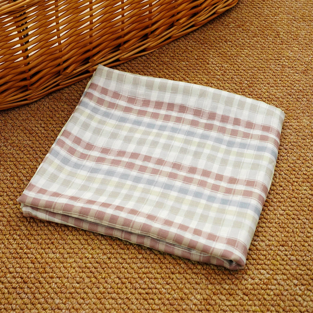 Elinfant 100% Cotton 120*110cm 2 Layers Newborn Baby Bath Towel Wrap Muslin Swaddle Blankets Wholesale Dropshipping
