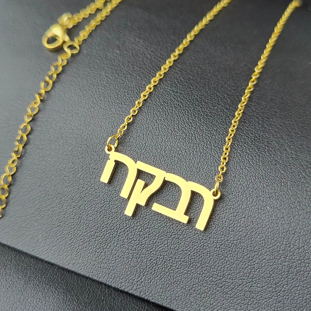 Customized Name Necklaces Personalised for Women Stainless Steel Personalized Necklace Letter Heart Butterfly Pendant Jewelry