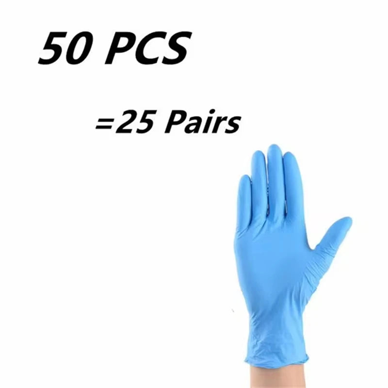 Kids Disposable Nitrile Gloves for 6-15 Years Students 4Mil Latex Powder Free Cleaning Gloves for Kids Crafting Cooking Painting