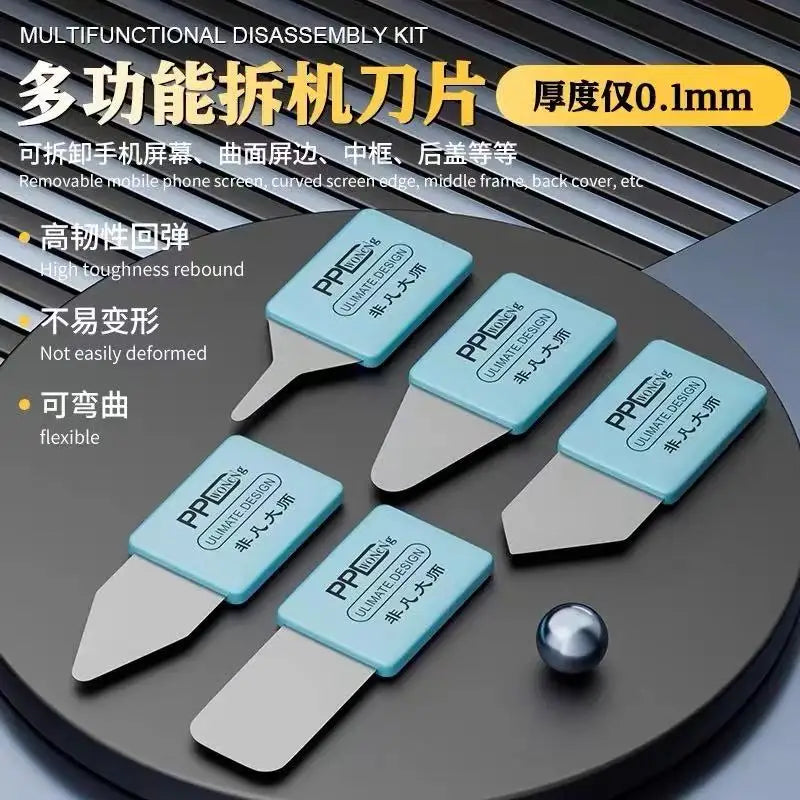 NASAN Screen Disassembly Pry Piece Blade Mobile Phone IC Chip Repair Disassembly Pry Piece Curved Screen For iPhone and Android