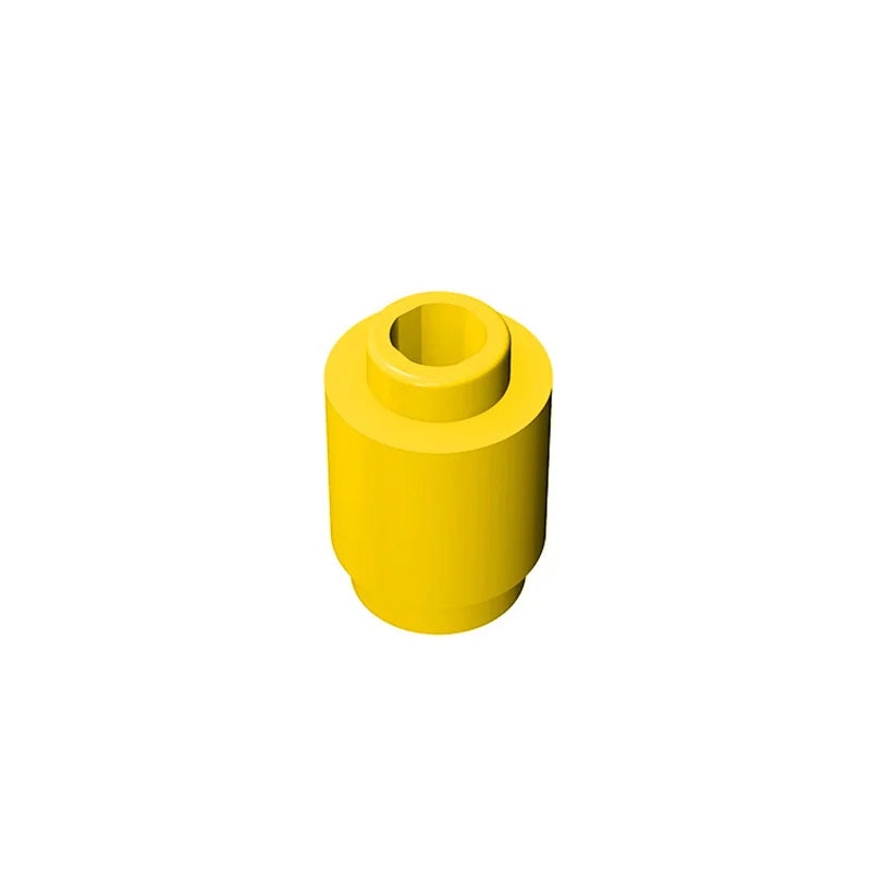 50PCS 3062b 30068 35390 3062 Accessories 1x1 Cylindrical Brick DIY Buildings Blocks Educational Toys City Toy