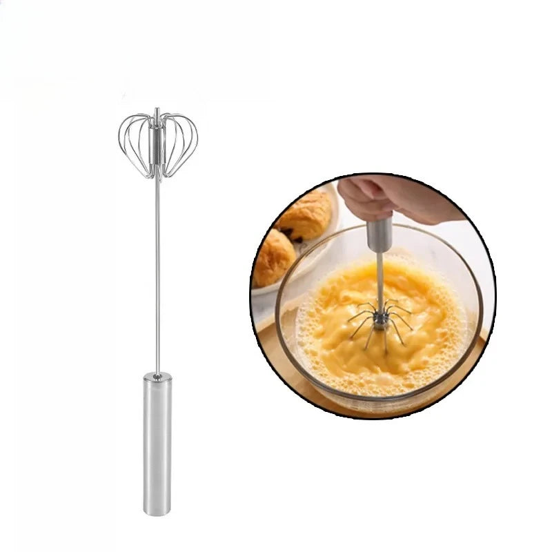 Semi Automatic Egg Beater, Rotating Cream Mixer, Household Manual Egg Beater, Baking Tool, Kitchen Tools