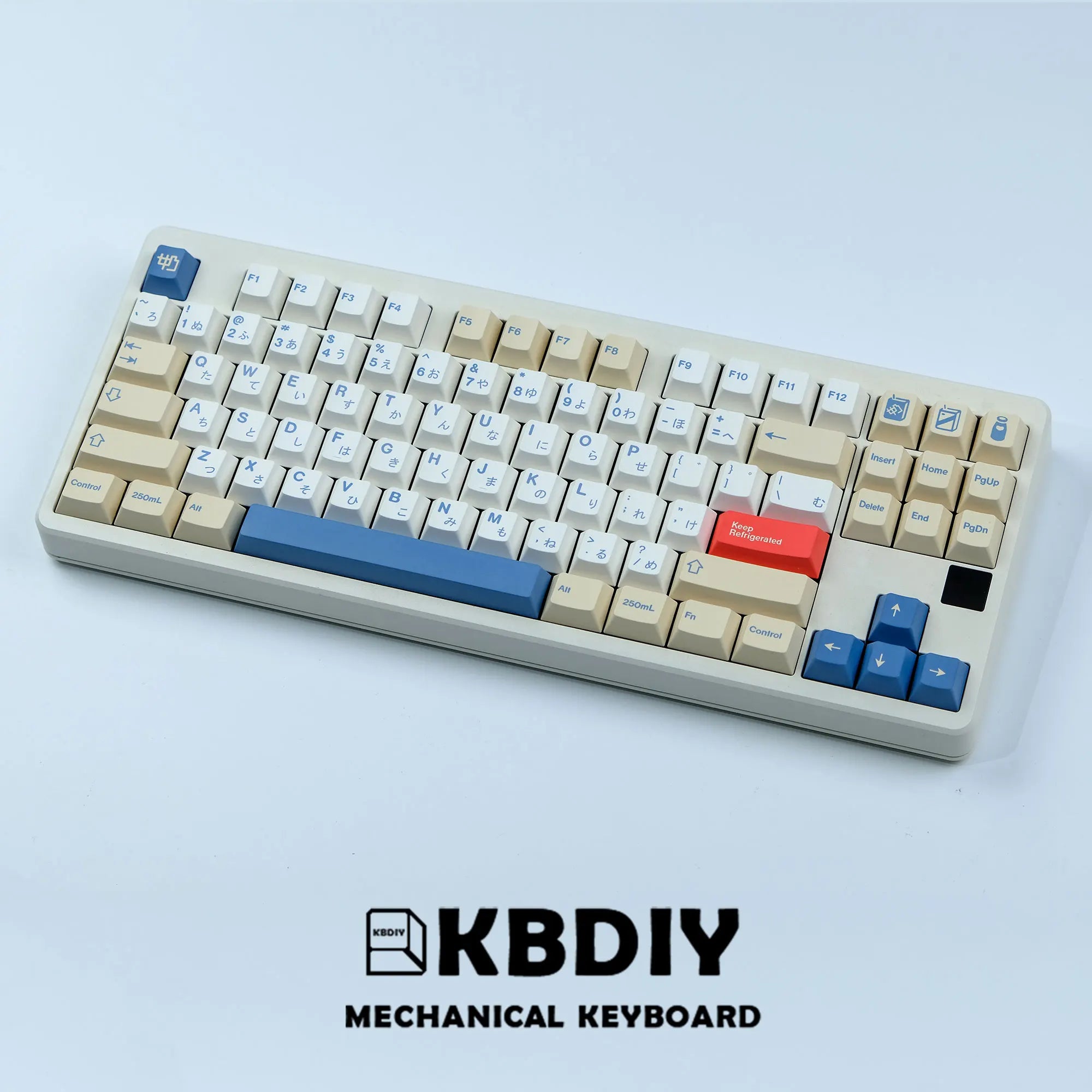 KBDiy 135 Keys/Set GMK Soymilk PBT Keycaps Cherry Profile MX Switch Korean Keycap for Mechanical Gaming Keyboard Custom Key Caps
