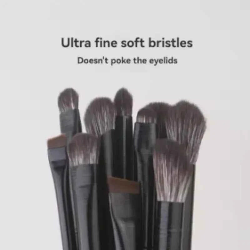 Set Eye Makeup Smudge Undercover Eyeliner Blade Eye Detail Small Makeup Brushes Eye Soft Bristle Eyeshadow Brushes 10-piece