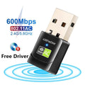 900M USB WIFI 6 Adapter Dual Antenna 600M Network Card AX900 Dual Band 2.4G 5G WiFi Adapter for PC Laptop Tablet Controller