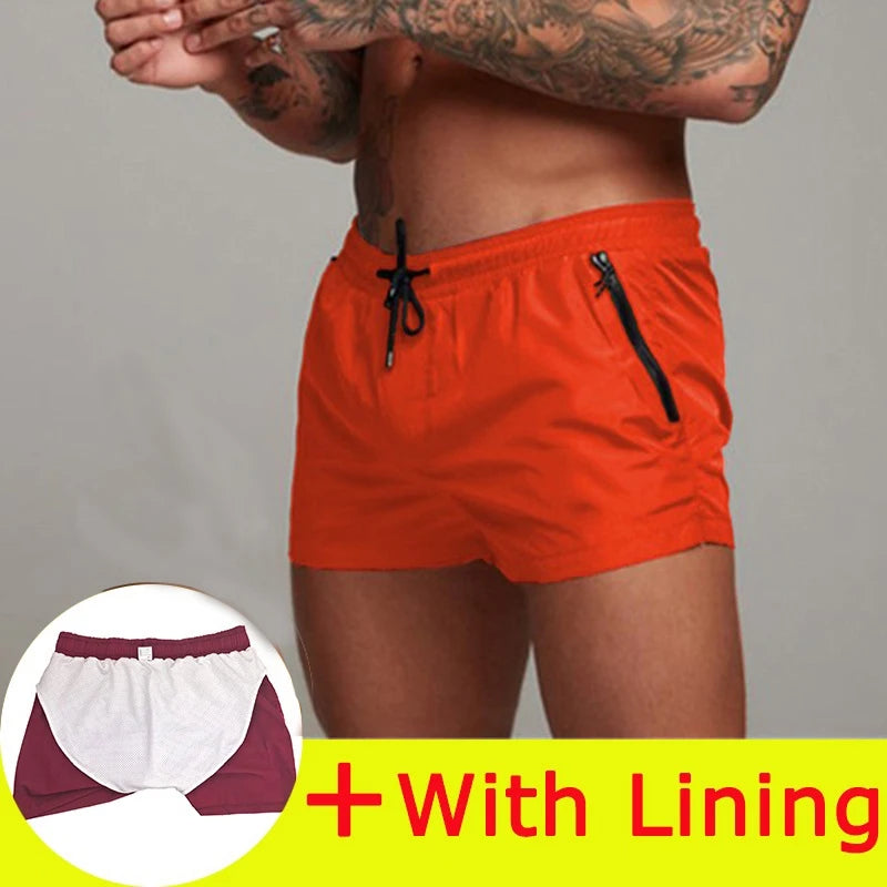 Summer Board shorts Swimwear Mens Swim Shorts Summer Beach Shorts Boxer Swimming Trunks Men Swimsuit High Quality Board Shorts