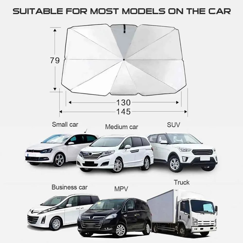 Car sunshade front windshield titanium silver thickened sunshade anti UV folding car sunshade car sunshade accessories