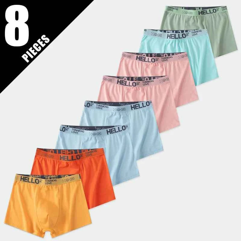 5 /10 Pack Men's Black Gold Printed Boxer Underwear Comfortable And Versatile Plus Size Sexy Young Men's Leisure Sports Beach sh