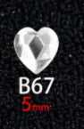 100PCS B41-80 Flat Bottom Special-Shaped Drill  Crystal Sleek Rhinestone 3D Manicure Nail Art Decoration Charms Jewelry