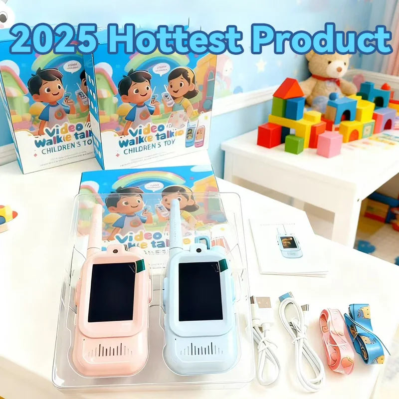 Kids Video Walkie Talkie Toys outdoor Children Parent-child intercom machine Walkie-talkie with HD Camera for Boys & Girls Gifts