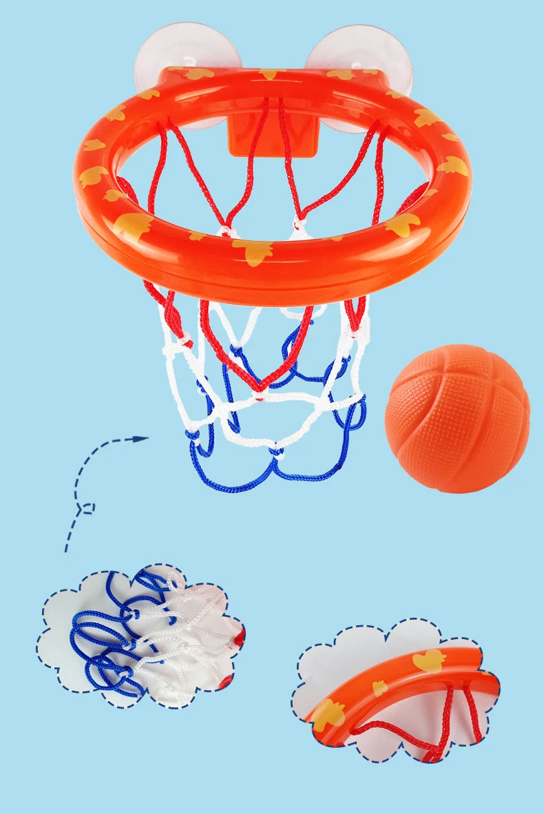 Kids Shooting Play Set 1 Plastic Basket With 3 Mini Plastic Basketballs Funny Practice shooting Toys For Girl Boy Gift