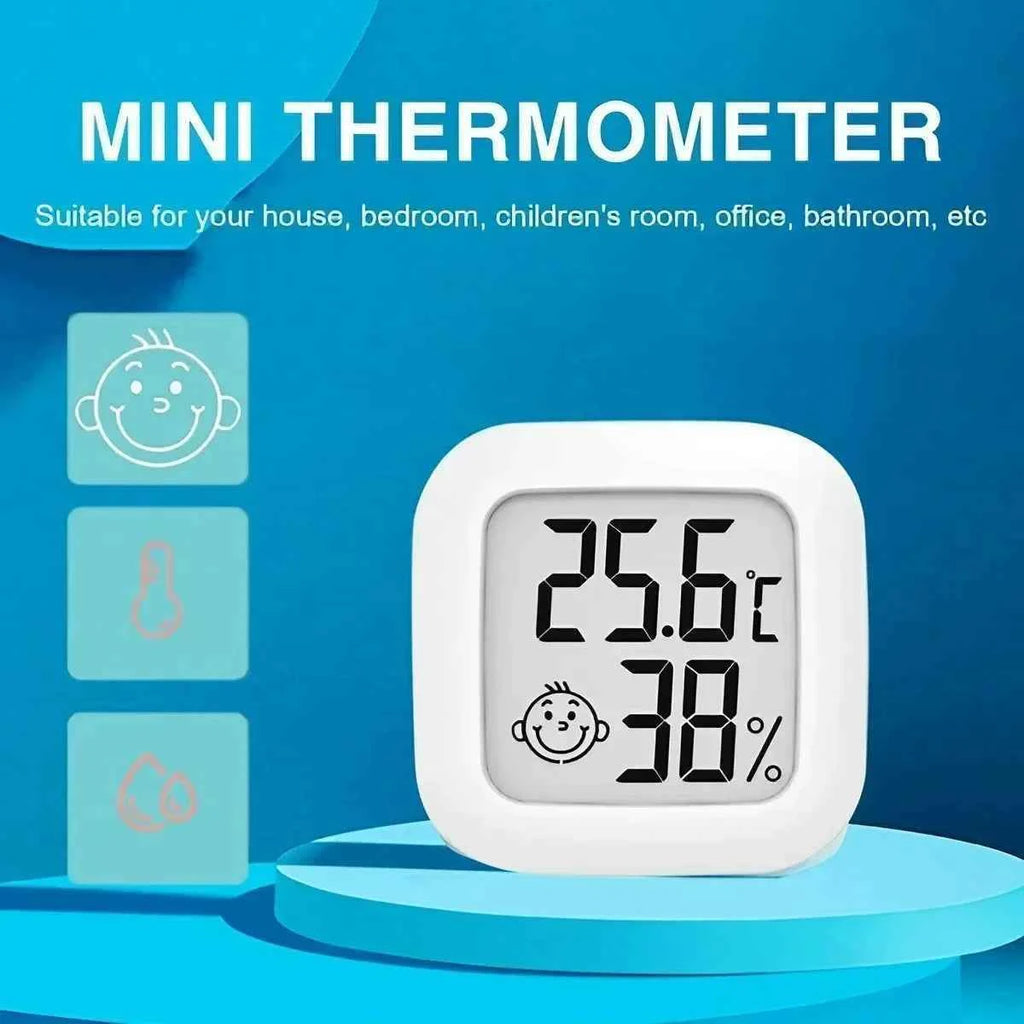 JJYY Mini Home Digital LCD Display Thermometer Hygrometer Indoor High Precision Temperature Sensor