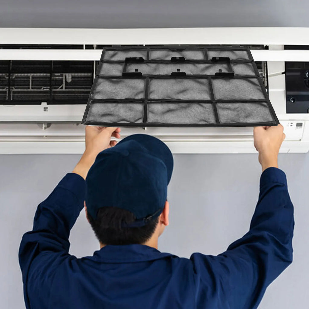 2Pcs/Set Plastic Air Conditioner Filter Mesh Indoor Unit Hanging Dust Screen Household Air Conditioning Filter Accessories