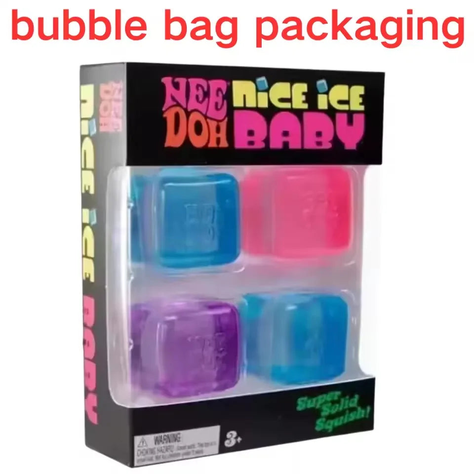 Squishy Schylling NeeDoh Nice Cube Sensory Squeeze Toy Super Squishy Stress Relief Anxiety Sensory Tool Stress Reliever Toys