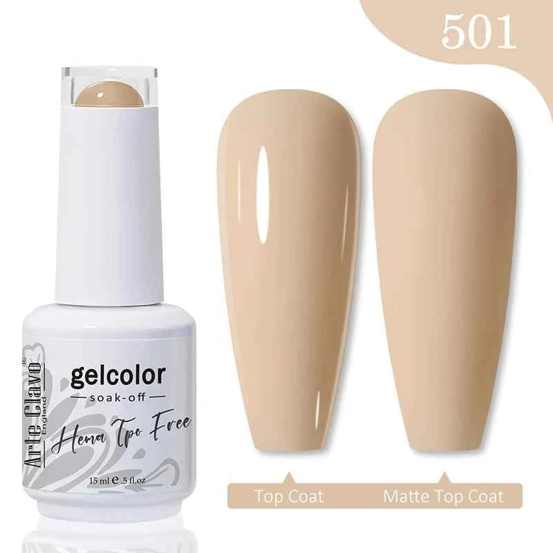 Arte Clavo TPO HEMA FREE Top Quality Discount Price 131 Colors Nail Gel Polish New Formula Nail Gel 15ml Bottle UV Gel Varnish