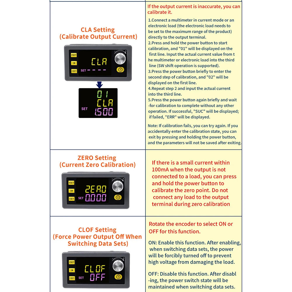 SK60 SK120 DC Buck Boost Converter CNC Adjustable Regulated Laboratory Power Supply Constant Voltage Current Solar Charge Modul