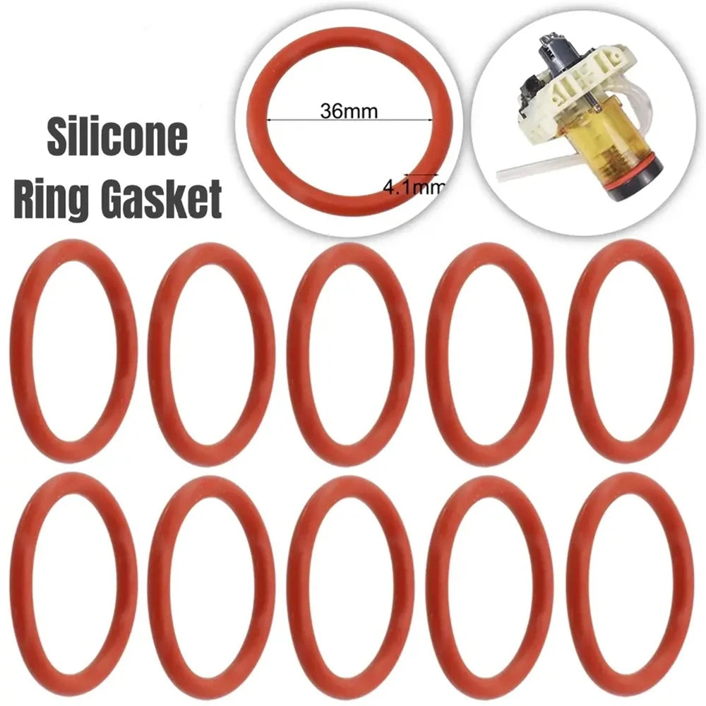 2/5/10PCS, 36mm O-rings Food Grade Silicone Ring Gasket For Delonghi Coffee Machines Replacement Spare Parts For EAM/ESAM/ECAM