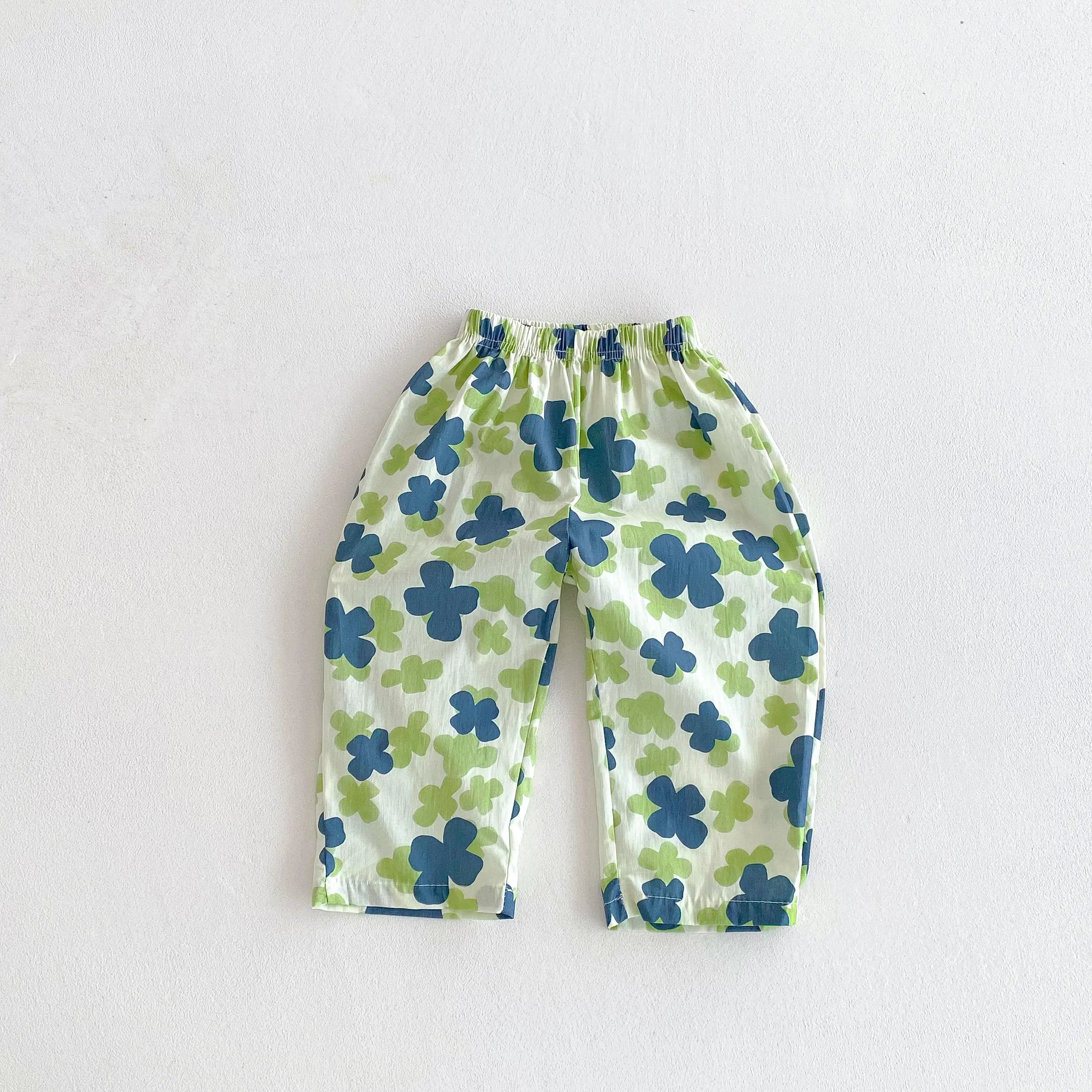 Baby Boys And Girls Summer New Style Casual Trousers Children's Clothes Loose Kids Harem Pants Popular Design Child Long Pants