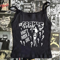 90s Clothing Retro Sexy Top Y2k Vest Gothic Clothing Women's Top Aesthetic Clothing Women's Shirt And Vest Emo Women