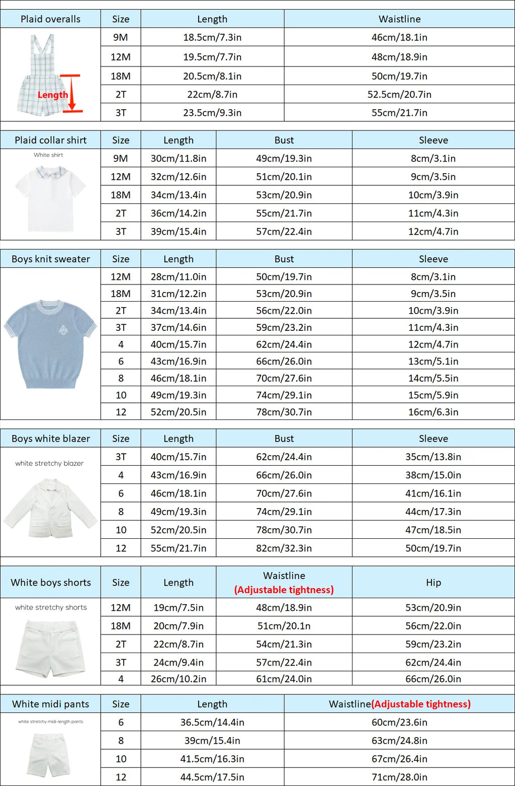 AP Barcelona Blue Collection Girls Dress Embroidery Brothers Sisters Family Matching Clothing Boys Plaid Set Knit Top