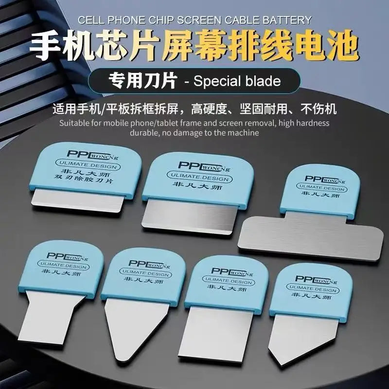 NASAN Screen Disassembly Pry Piece Blade Mobile Phone IC Chip Repair Disassembly Pry Piece Curved Screen For iPhone and Android