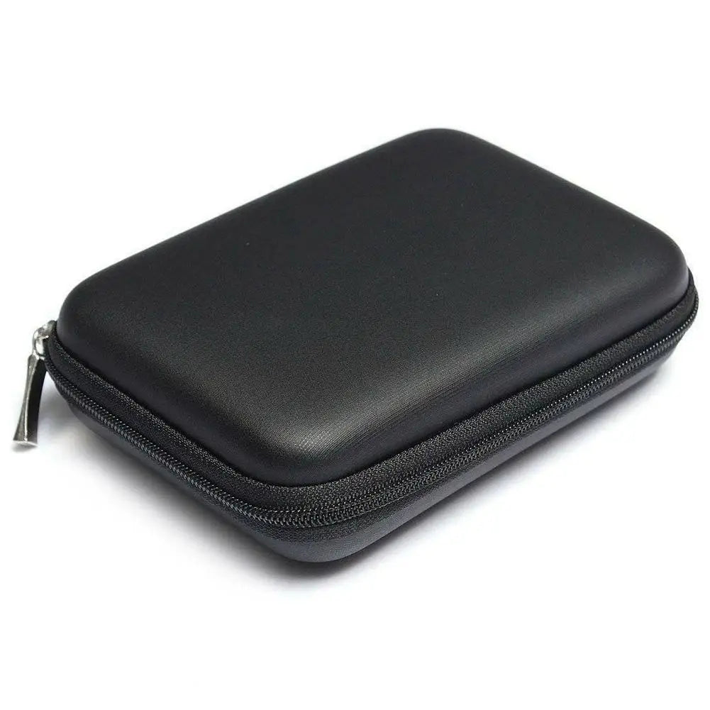 2.5 Hard Disk Case Portable HDD Protection Bag for External 2.5 inch Hard Drive/Earphone/U Disk Hard Disk Drive Case Black