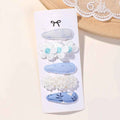 5Pcs/Set Kids Hair Accessories BB Clips Sweet Printe Hairbangs Hairclip Baby Girls Barrette Ins Style Daisy Hairpin Ornament