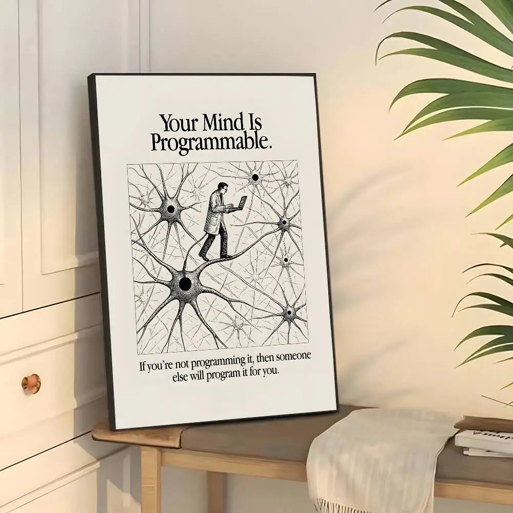 Home decor Life attitude quotes Poster sticky wall waterproof home living room bedroom bar aesthetic decoration