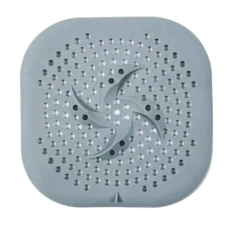 Shower Drain Hair Catcher Drain Cover Bathroom Tub with Suction Cup 5.9 Inches Silicone Sink Strainer Suit for Bathtub, Kitchen
