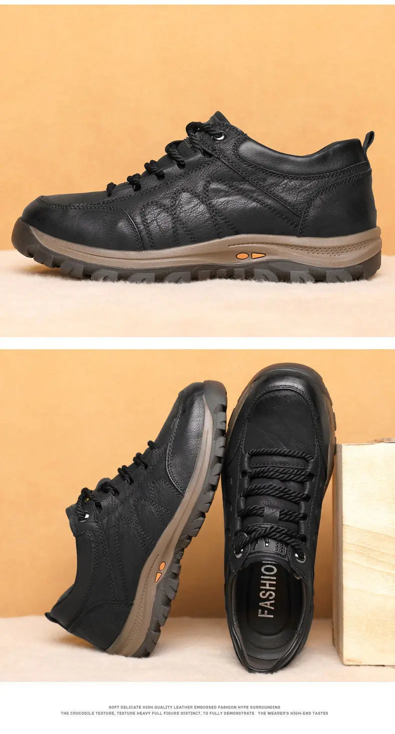 men's Outdoor leisure shoes mountaineering fashion sports shoes Anti slip lightweight shoes comfortable Men sneakers 2024 new