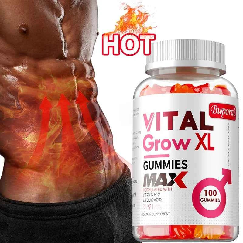 Vitality Support Male Gummies – Strength, Energy & Endurance