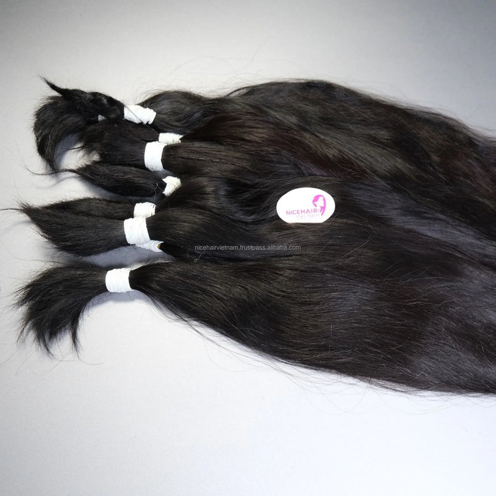 Wholesale 100% Raw Virgin Cuticle Aligned Hair 100% Vietnamese Human Remy Hair with Natural Waves Raw Virgin Asian Slavic hair