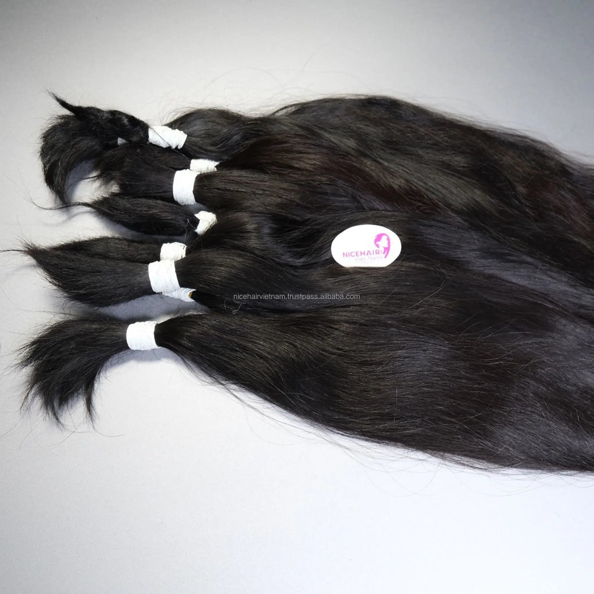 Wholesale 100% Raw Virgin Cuticle Aligned Hair 100% Vietnamese Human Remy Hair with Natural Waves Raw Virgin Asian Slavic hair