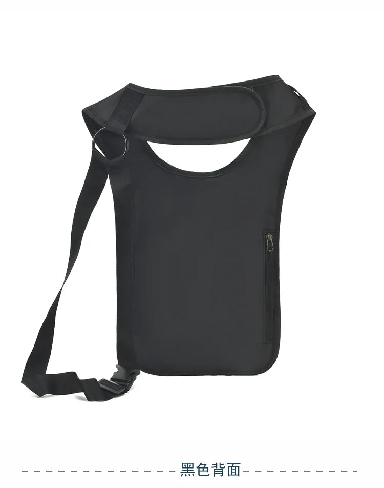 Fashion Casual Men's Tactical Waist Packs Underarm Bag Lightweight Nylon Close-fitting Hidden Vest Bag Functional Men Phone Bag